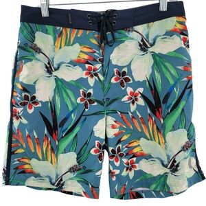 Hurley Phantom Men's Swim Boardshorts Size 30 Tropical Floral